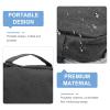 Anneome Folding Toiletries Storage Bag for Travel Cosmetic Organizer for Men and Women Multipurpose Makeup Pouch with Zipper Portable Wash Bag for Camping and Daily Use view 3