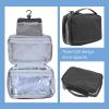 Anneome Folding Toiletries Storage Bag for Travel Cosmetic Organizer for Men and Women Multipurpose Makeup Pouch with Zipper Portable Wash Bag for Camping and Daily Use view 4