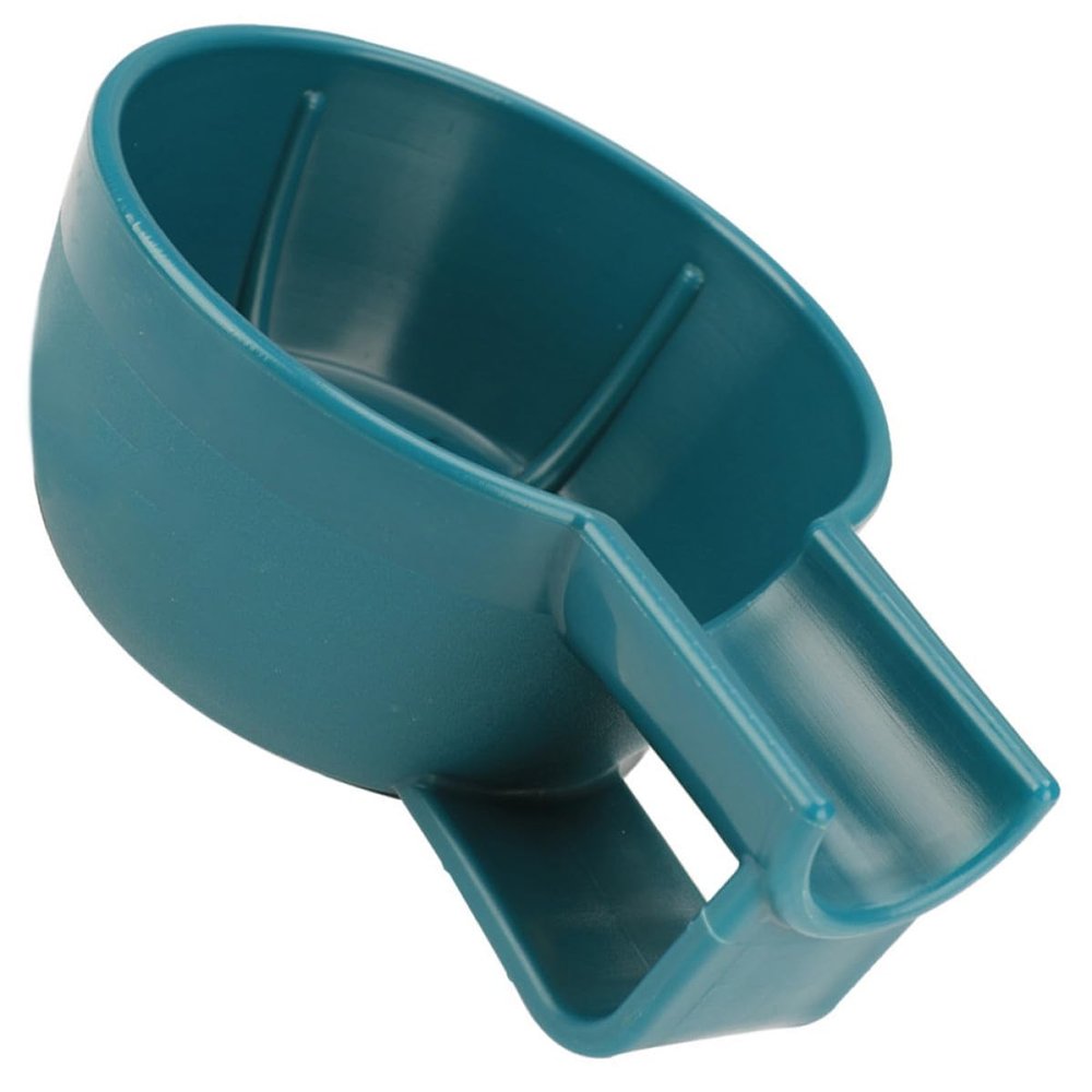 CONGARTENO Handheld Men Shaving Soap Bowl with Stable Base Thickened Blue Material Portable Compact Foaming Container for Travel and Daily Use Gift for Family and Friends