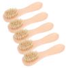 ADOCARN 5pcs Ultra-Soft Manual Facial Cleansing Brush with Wooden Handle Deep Pore Exfoliating Face Scrubber for Daily Skin Care Portable Home Facial Brush for Firm Radiant Complexion view 1