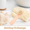 ADOCARN 5pcs Ultra-Soft Manual Facial Cleansing Brush with Wooden Handle Deep Pore Exfoliating Face Scrubber for Daily Skin Care Portable Home Facial Brush for Firm Radiant Complexion view 3