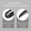ADOCARN 4Pcs Portable Folding Beard Comb Ergonomic Pocket Hair Styling Tools for Men Travel Grooming No Skin Irritation Practical Mustache and Beard Shaping Accessories view 2