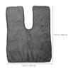 Beatifufu 2Pcs Thick Coral Fleece Hair Towels for Wet Hair Absorption Salon Quality Soft Bath Wraps for Spa Facial Makeup Quick Drying in Dark Gray view 3