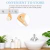 ADOCARN Wood Face Brush with Handle for Deep Pore Cleansing and Gentle Exfoliation Natural Wood Facial Scrubber for Blackhead Removal Makeup Cleansing and Daily Skin Care Massage view 2