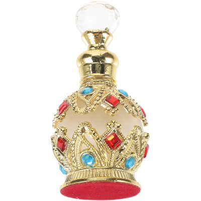 15ml Glass Perfume Bottle Refillable Travel Size Essential Oil Container