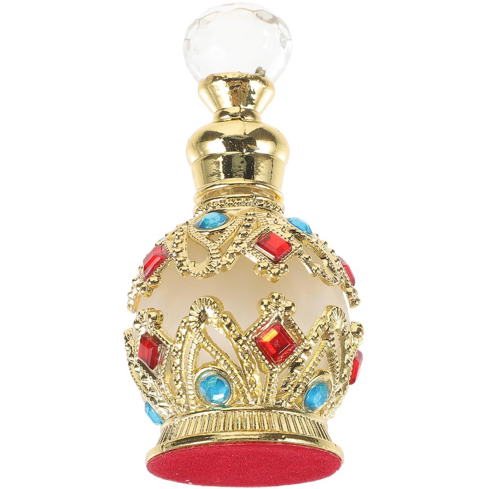 15ml Glass Perfume Bottle Refillable Travel Size Essential Oil Container