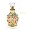 15ml Glass Perfume Bottle Refillable Travel Size Essential Oil Container view 2