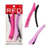 RED by Kiss Maxgator Hair Clips for Styling Thick Hair, Non Slip Grip with Dual Length Teeth, Secure Dent Free Hold, 2 Pack Hair Sectioning Clips view 1