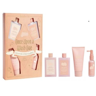D.a.e Once Upon a Wash Holiday Gift Set, Shampoo, Conditioner and Deep Treatment Hair Care Trio for All Hair Types, Hydrating and Smoothing 4 count