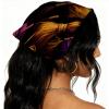 RODAILYCAY 4 PCS Hair Scarfs, Elastic Hair Scarf Headband, Halloween Broom Triangle Kerchief, Head Hairband Bandanas view 2