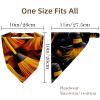 RODAILYCAY 4 PCS Hair Scarfs, Elastic Hair Scarf Headband, Halloween Broom Triangle Kerchief, Head Hairband Bandanas view 4