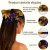 RODAILYCAY Grape 4 Pack Hair Scarfs, Elastic Hair Scarf Headband, Triangle Kerchief, Head Hairband Bandanas view 3