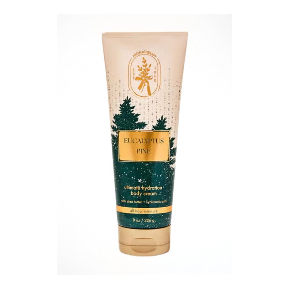 Eucalyptus Pine Aromatherapy Ultimate Hydration Body Cream, 8 oz / 226 g (Packaging Design Styles May Vary)