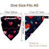 RODAILYCAY 4 Pieces Hair Scarf, Chiffon Head Kerchief, Heart Beat Non Slip Triangle Headband Bandana for Women Girls view 4