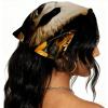 RODAILYCAY 4 Piece Floral Flower Hair Scarf Headband for Women Girls Non Slip Head Covers Elastic Triangle Head Scarf Bandana view 2