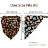RODAILYCAY 4 Packs Hair Scarfs Headband, Triangle Head Scarves, Little Flower Pattern Non Slip Hairband Bandanas, Head Kerchief for Women Girls view 4