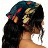 RODAILYCAY 4 Pieces Hair Scarfs Headband, Starry Sky Sunflower Butterfly Triangle Head Scarves, Non Slip Hair Bandanas, Head Kerchief for Women Girls view 2