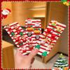 10pcs/Set Cute Christmas Hair Scrunchies, Ideal For Holiday Hairstyles, 2026 Christmas Hair Ties for Girls, Santa Claus, Snowman, Reindeer, Xmas Tree Cute Ponytail Holders (B) view 4