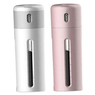 2PCS 4 in 1 Travel Dispenser Bottle, 40ml X 4 Rotating Travel Pump Bottle with Visual Window, Portable Refillable Lotion Dispenser with Transparent Label for Toiletries Pump