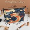 AGHESOTH Cosmetic Bag for Women Trendy Makeup Bags Organizer Travel Waterproof Toiletry Case Small Storage Zipper Pouch Trips Accessories Cute Dragon Themed Gifts Dailyuse view 3