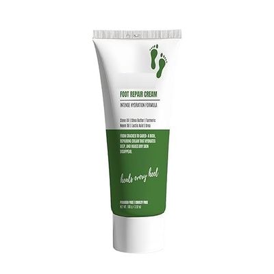 Foot Repair Cream for Baby Soft Feet, Removes Dry Skin & Hard Calluses, Hydrates Dry Feet, Smoothens, Daily Use, Clove Oil, Neem, Turmeric & Shea Butter, For Rough, Cracked Skin on Heels | 100 g