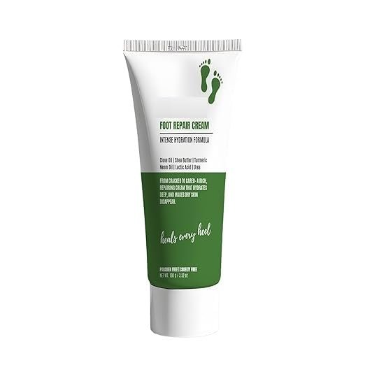 Foot Repair Cream for Baby Soft Feet, Removes Dry Skin & Hard Calluses, Hydrates Dry Feet, Smoothens, Daily Use, Clove Oil, Neem, Turmeric & Shea Butter, For Rough, Cracked Skin on Heels | 100 g