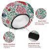 2 PCS Elastic Shower Cap Waterproof Reusable Hair Bath Cap for Women Ladies Girls, Grass and Flowers view 4