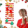 10PCS/Set Cute Christmas Hair Scrunchies, Soft Elastic Christmas Hair Accessories, HolidayThemed Elastic Scrunchies, Elegant Festive Accessories, Cute Xmas Gift for Women & Girls (Style-C) view 1