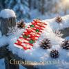 10PCS/Set Cute Christmas Hair Scrunchies, Soft Elastic Christmas Hair Accessories, HolidayThemed Elastic Scrunchies, Elegant Festive Accessories, Cute Xmas Gift for Women & Girls (Style-C) view 2
