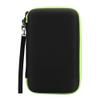 SUNGOOYUE Travel Storage Case for QP2520/90/70, Nylon TPU Shaver Bag, Black GreenRed, 7.87x4.92x2.36 Inch with Mesh Pocket (Black Green) view 3