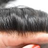 ApexToupees Toupee for Men Hair Systems Full French Lace Hairpiece for Mens Toupee Real Human Hair Replacement System Full Lace Mens Hairpieces 8X10-100% density #1B Off Black view 4