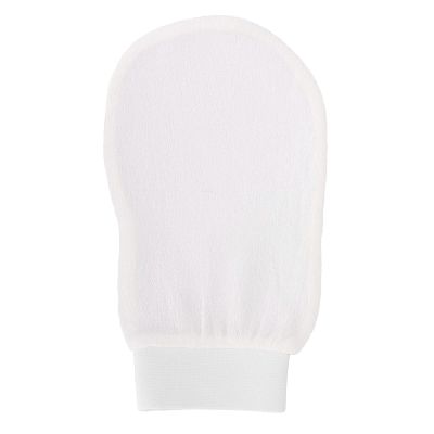 Body Exfoliating Gloves Skin Exfoliator Gloves Soft Fiber White Deep Cleanse Dead Skin Removes Impurities for Bath Shower Home Use