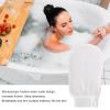 Body Exfoliating Gloves Skin Exfoliator Gloves Soft Fiber White Deep Cleanse Dead Skin Removes Impurities for Bath Shower Home Use view 2