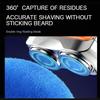 2PCS Portable Rotary Dual Ring Electric Shaver, Premium One-Button Long Lasting Mini Rotary Dual Ring Electric Razor for Men, Compact Travel Razor for Men, Waterproof, One-Button (Orange + Silver) view 3