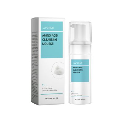 Aeviani Amino Acid Cleansing Mousse, Gentle Face Wash with Centella Asiatica and Lilium Candidum Extract, Moisturizing Facial Cleanser, 120ML/4FL.OZ