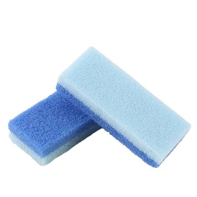 2Pcs Foot Pumice Stones and Scrubbers, Durable Exfoliating Pedicure Stones, Home Body - Cleansing Tools for Men and Women (Blue)
