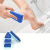 2Pcs Foot Pumice Stones and Scrubbers, Durable Exfoliating Pedicure Stones, Home Body - Cleansing Tools for Men and Women (Blue) view 2