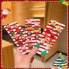 10pcs/Set Cute Christmas Hair Scrunchies, Cute Christmas Ponytail Holders, Holiday Adorable Hair Accessories, Christmas Party Hair Ties for Girls& Women, Soft Elastic Comfortable (10Pcs-D) view 2
