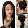 28" Black Hair Mannequin Head with Stand Practice Kit, Cosmetology Mannequin Head with Hair for Braiding, Hair Styling Training Mannequins Head (Black) view 2