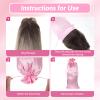 Alrhso 4 Pcs Satin Wig Bags with Drawstring Pink Wig Storage Bags for Wigs and Hair Extension Tools (13.5x9.8 Inch) view 2