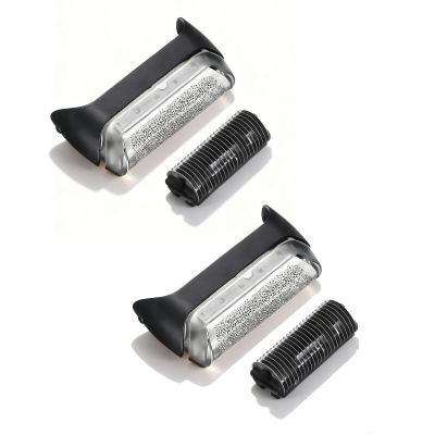 2 Pack 10B 190s-1 Replacement Foil and Cutter for Br-aun Series 1/Cruzer