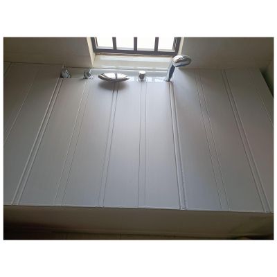 ZGLINMZ PVC Bathtub Cover Bath Lid Dust-Proof Insulation Bathe Board for Milk Baths Spa, Bathroom Folding Shutter Bath Lid Tub Rack, Bearing 40kg(70x60x1.2cm)