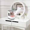 LUCKDANO 3 in 1 Electric Makeup Brush Cleaner, Automatic Makeup Brush Washer with High Speed Rotating Water Flow and Drying Stand, for Home Cosmetic Brush Cleaning view 4