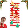 10Pcs/Set Cute Christmas Hair Scrunchies, Cute Christmas Ponytail Holders, Xmas Soft Elastic Hair Ties with Santa Snowman Reindeer, Ideal for Holiday Hairstyles (1pc, A) view 1