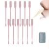 2 in 1 Nasal Hair Cutter for Men, Portable Manual Trimmer Women 360 Rotating Double Sided Nose Knife, rich colors (3 pack) pink 12pcs view 1