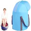 Foldable Foot Spa Bath Bag with Knee-Length Cover, Insulated Portable Foot Soaking Tub for Pedicure, Hot Steam Fumigation, Home Travel, Camping & Outdoor Relaxation (Light Blue) view 1