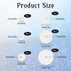 TIESOME 60 Pcs Piercing Disc, Silicone Healing Non Pull Discs for Piercing Bump, Pressure Clear Disc Pads for Keloids & Earrings, 1.2mm Hole (6 Sizes 3mm/5mm/7mm/9mm/12mm/14mm) view 2