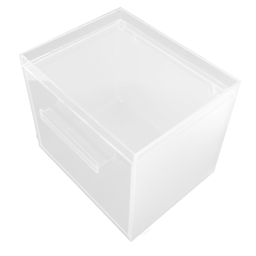 Acouto Face Towel Holder Face Towel Storage Bin Container Acrylic Facial Holder with Drawer Vanity Bathroom Clear Skin Containers Beauty & CareTools & AccessoriesBags &