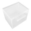 Acouto Face Towel Holder Face Towel Storage Bin Container Acrylic Facial Holder with Drawer Vanity Bathroom Clear Skin Containers Beauty & CareTools & AccessoriesBags & view 4