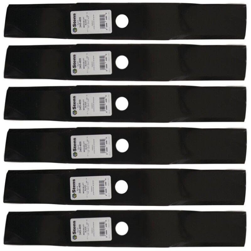 Replacement for 6 Medium-Lift Blades fit M136194 F620 F687 Z510A Z710 Z810A Z820A Z910A Z920A